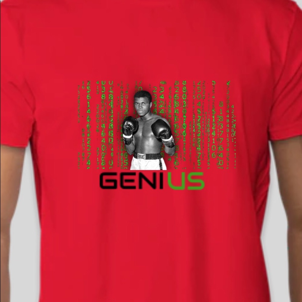 GENIUS Muhammad Ali 100% cotton tees